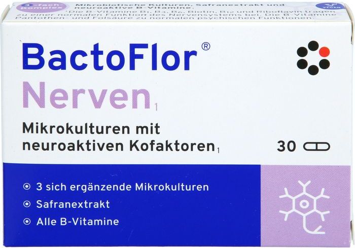 Intercell-Pharma GmbH BACTOFLOR Nerven Hartkapseln 30 St. (9,1 g)