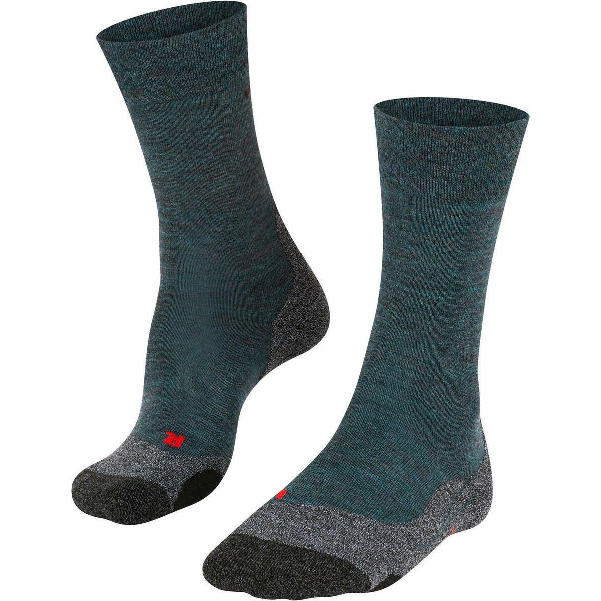 Falke TK2 Explore Melange Herren Trekking Socken scarab (7371) 44-45 16162-7371-44-45