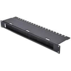 Digitus Kabeldurchführungspanel mit Bürstenleiste für 483 mm (19")-Schränke, 1HE