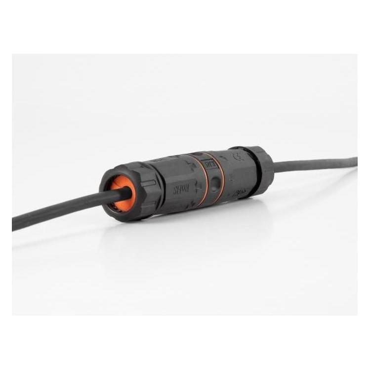 Delock Kabelverbinder LSA zu LSA Cat.6A IP68 wasserfest schwarz (87186)