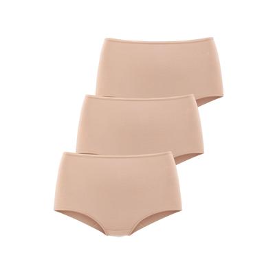 Panty LASCANA "aus hochwertiger Modal-Qualität", Damen, Gr. 32/34, Jersey, beige, Jersey, Obermaterial: 94% Modal (TENCEL™), 6% Elasthan, unifarben, körpernah, Unterhosen Panty, angenehm leichte Ware, flache Abschlüsse