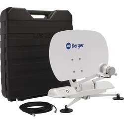 Berger Pathfinder 3.0 faltbare vollautomatische Sat-Anlage weiß