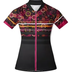 NAKAMURA Damen Fahrrad-Trikot Tiara, Größe 38 in Schwarz Schwarz