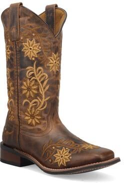 Women's Secret Garden Boot by Laredo in Brown (Size 6 M)