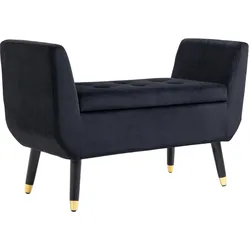 SITZBANK Polyester Schaumstoff Schwarz