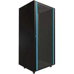 Extralink Netzwerkschrank Standard, EX.14435, 19 Zoll, Standschrank, 800 kg, 800 x 1765 x 800 mm, schwarz, 37 HE