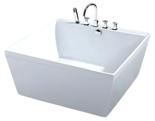 Designwanne Badewanne Acrylwanne Wanne Komfortwanne Raumsparwanne 135x135 cm