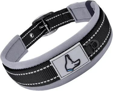 Inspire Picks ComfortGuard Reflective Dog Collar For Small, Medium & Large Dogs black m