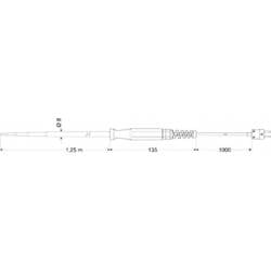 Greisinger GKF 125 Einstechfühler -65 bis 200 °C Fühler-Typ K 602511