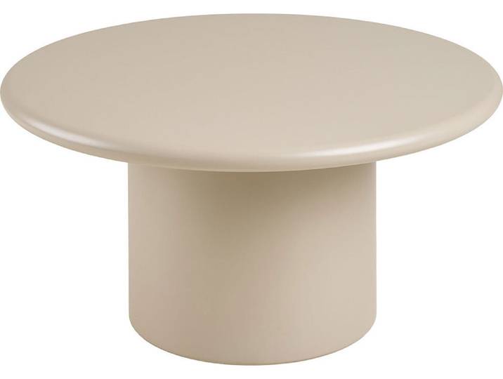 Nagano table basse Ø80cm couleur sable.