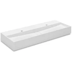 Cosmic Compact Doppel-Waschbecken B: 120 T: 50 cm, mit 2 X 1 Hahnloch, 739122201 739122201