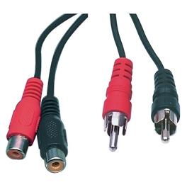 Valueline CABLE-451/2 / Prodlužovací audio/video kabel / 2x CINCH - 2x CINCH / 2,5 m (2.50 m, Cinch Kabel) (CABLE-451/2)
