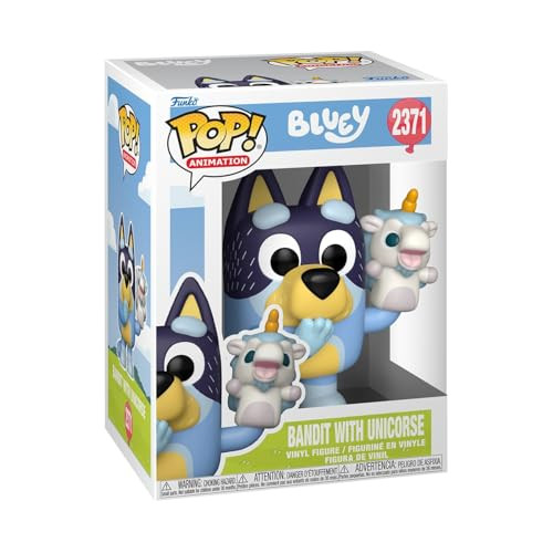 Funko Pop! Bluey - Bandit met eenhoorn vinyl figuur, 9 cm