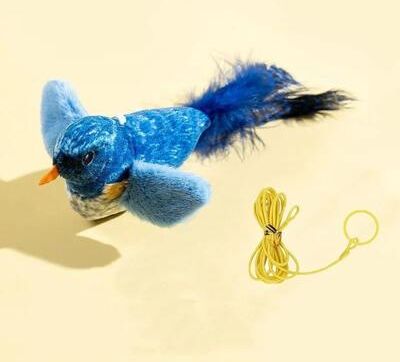 Uplifted Finds "Hanging ""Aerodynamic Bird"" Doorway Teaser blue"