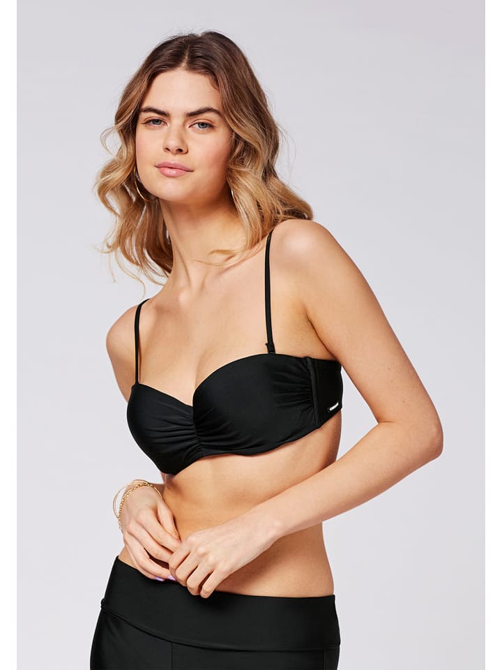 Chiemsee Bikini-Oberteil "Big Bay 2" in Schwarz - 38
