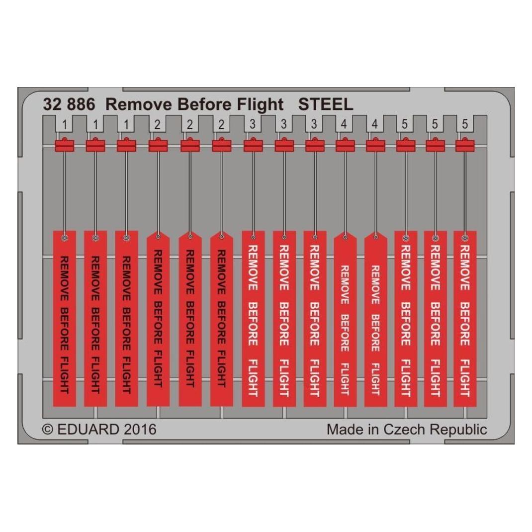 Eduard Remove Before Flight STEEL (32886)