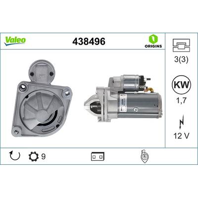 Valeo Starter [Hersteller-Nr. 438496] für Fiat, Iveco