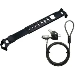 DLH Universal Lock For Tablet Tablet From 11in To 15, Tablet Halterung, Schwarz