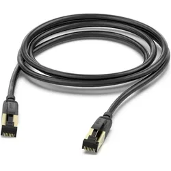 Hama Network Cable CAT-8 40 GBIT/s S/FTP Afgeschermd 3 M (S/FTP, 3 m), Netzwerkkabel