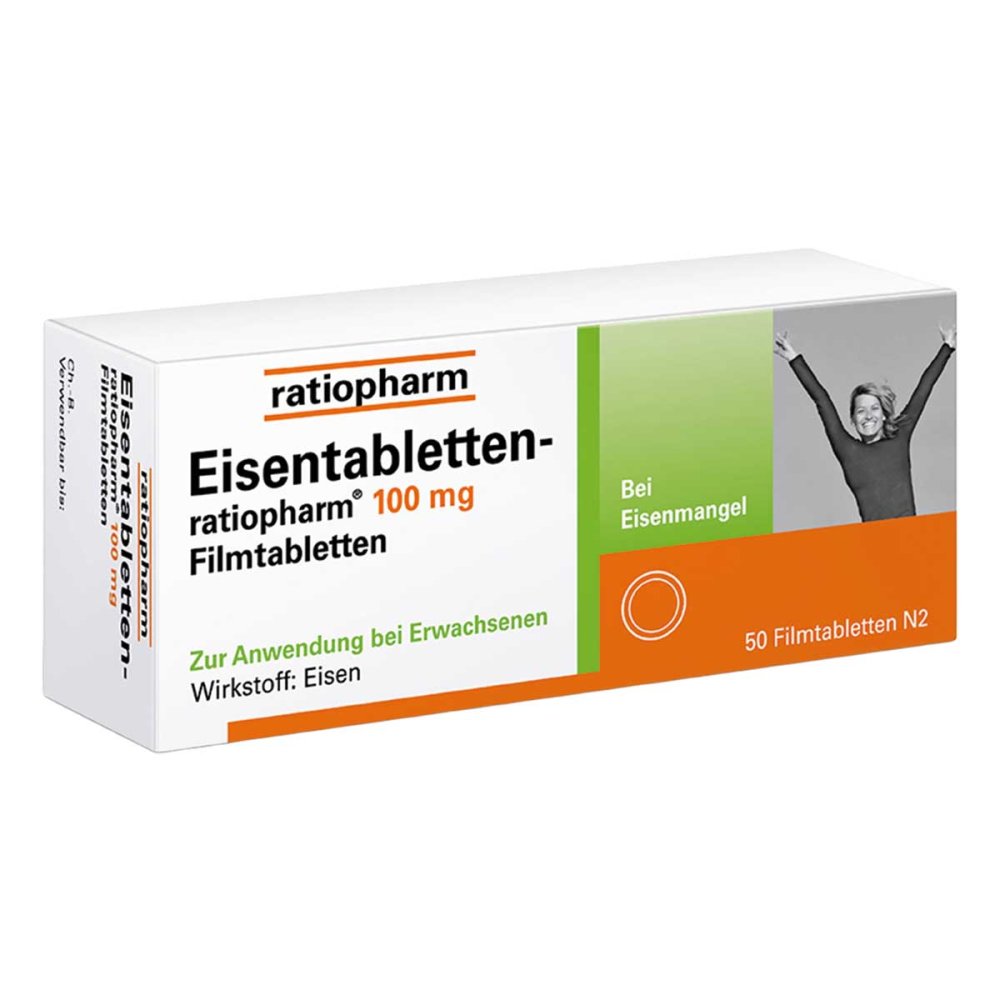 ratiopharm GmbH Eisentabletten ratiopharm 100mg 06958537