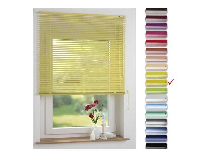 Liedeco Jalousie aus Aluminium -Leuchtend Frische Farben 60 x 160 cm Lemon Yellow