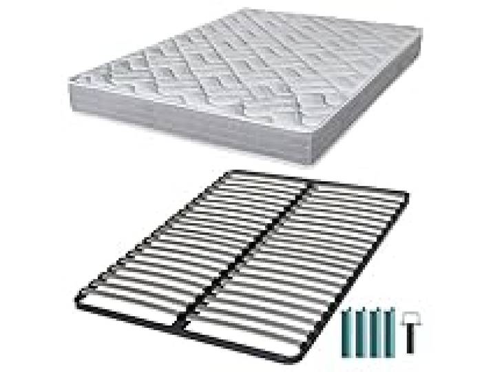 EBAC Literie Matelas et sommier 120x190 Mousse - Maryland - Soutien Ferme - Fabriqué en France