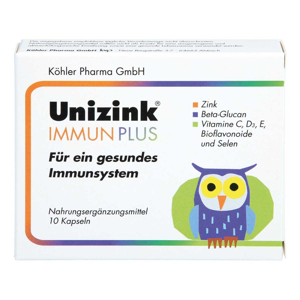Köhler Pharma GmbH Unizink Immun Plus Kapseln 05489187