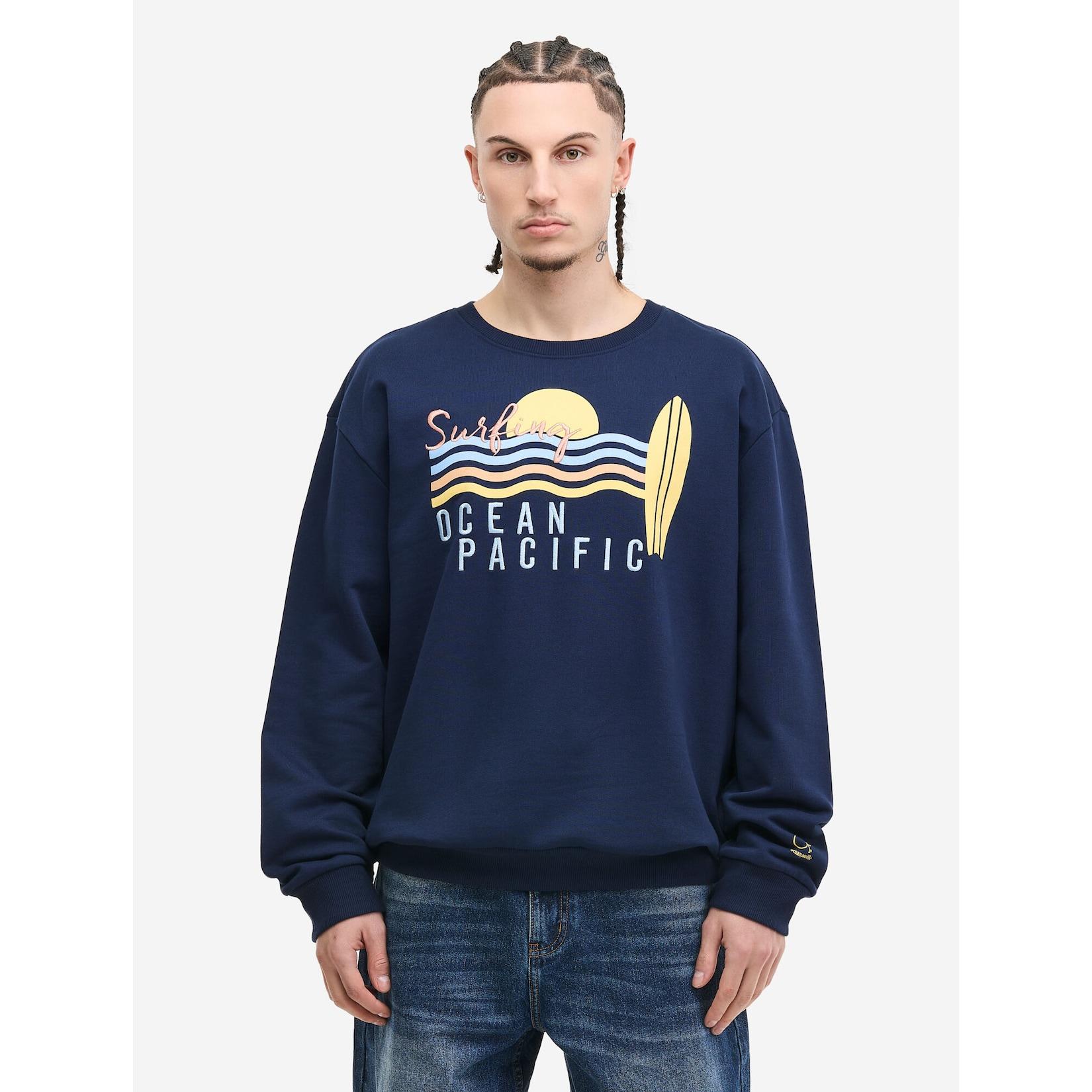 Ocean Pacific Herren Rundhals Sweatshirt normale Passform KALBARRI