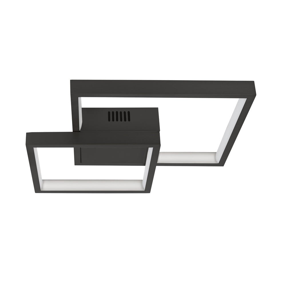 Highlight Piazza Design Plafondlamp Vierkant Zwart B: 32 cm