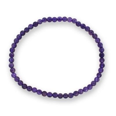 Amethyst Edelsteinarmband 3-4mm, J748-03