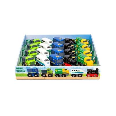 BRIO World - Mini-Züge & -Fahrzeuge in VKK mit VE 20