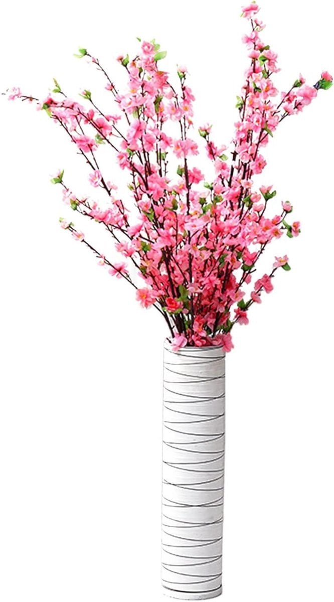 Kunstbloemen Perzikbloesem - Roze Zijden Takken voor Woondecoratie