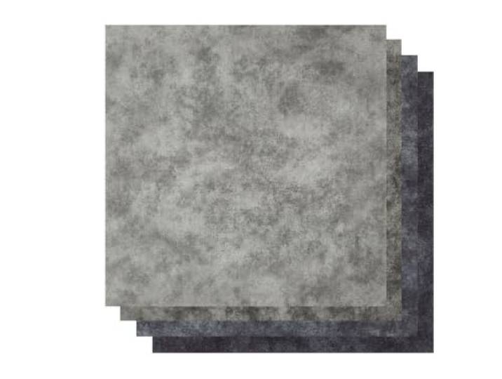 andiamo Teppichfliesen, Klebefliesen, 40x40 cm, 4 m², Beige-Grau Marmor