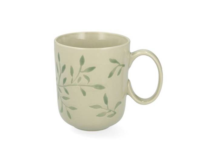 Theemok, steengoed, lichtgroen, takjes, 380 ml