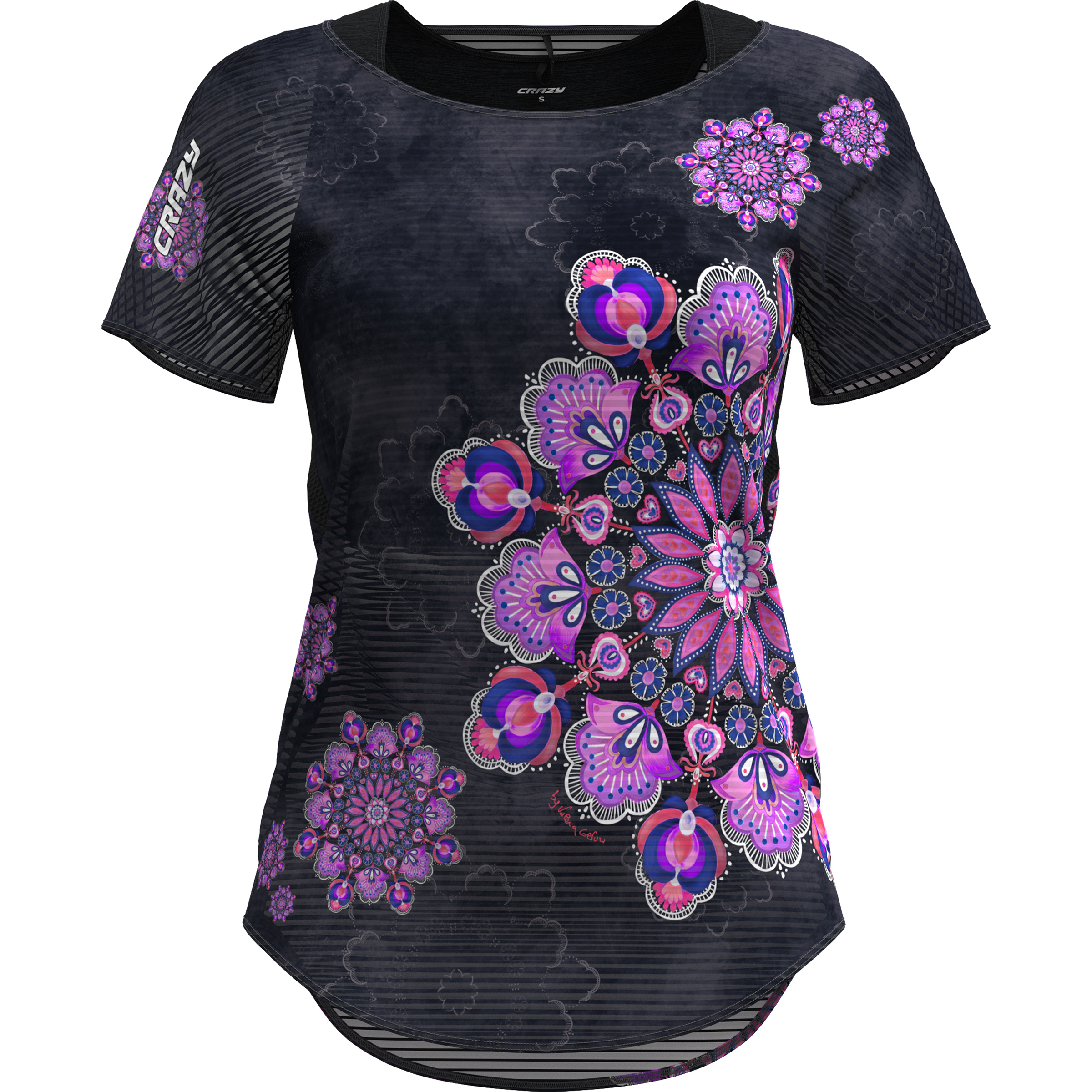 Crazy Slash Damen T-Shirts lila Größe XS Trekking Elastisch