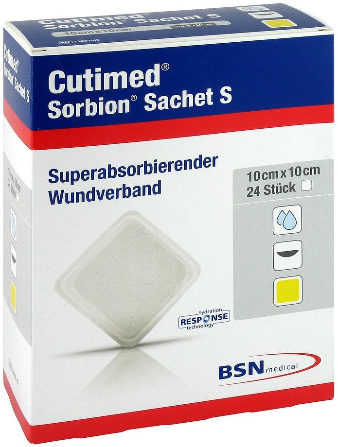Cutimed Sorbion Sachet S Wundauflage 10x10 cm
