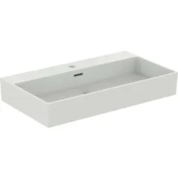 Ideal Standard Extra Waschtisch R0547MA 1 Hahnloch, mit Überlauf, geschliffen, weiß Ideal Plus