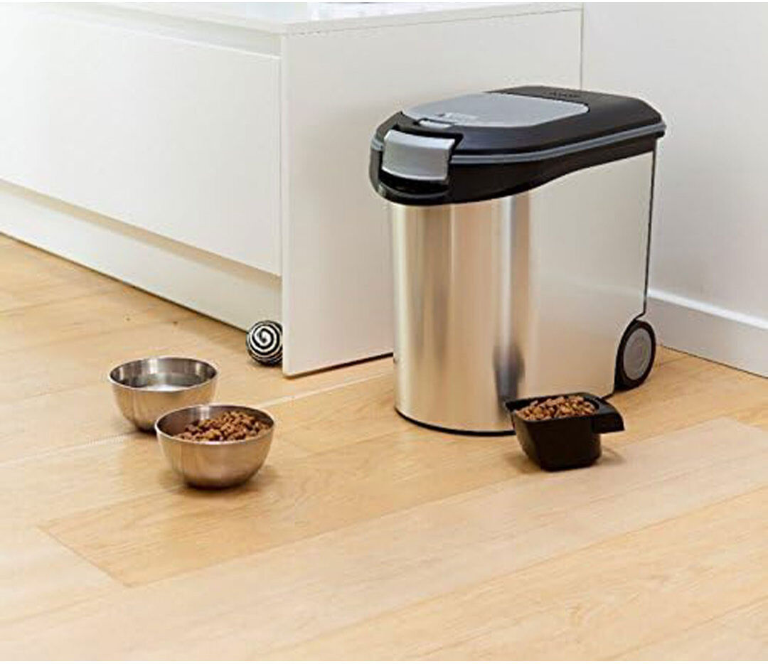 Keter Curver Pet Dry Food Silver Container 35l/12kg 214476 Silver;Black 26.45kg