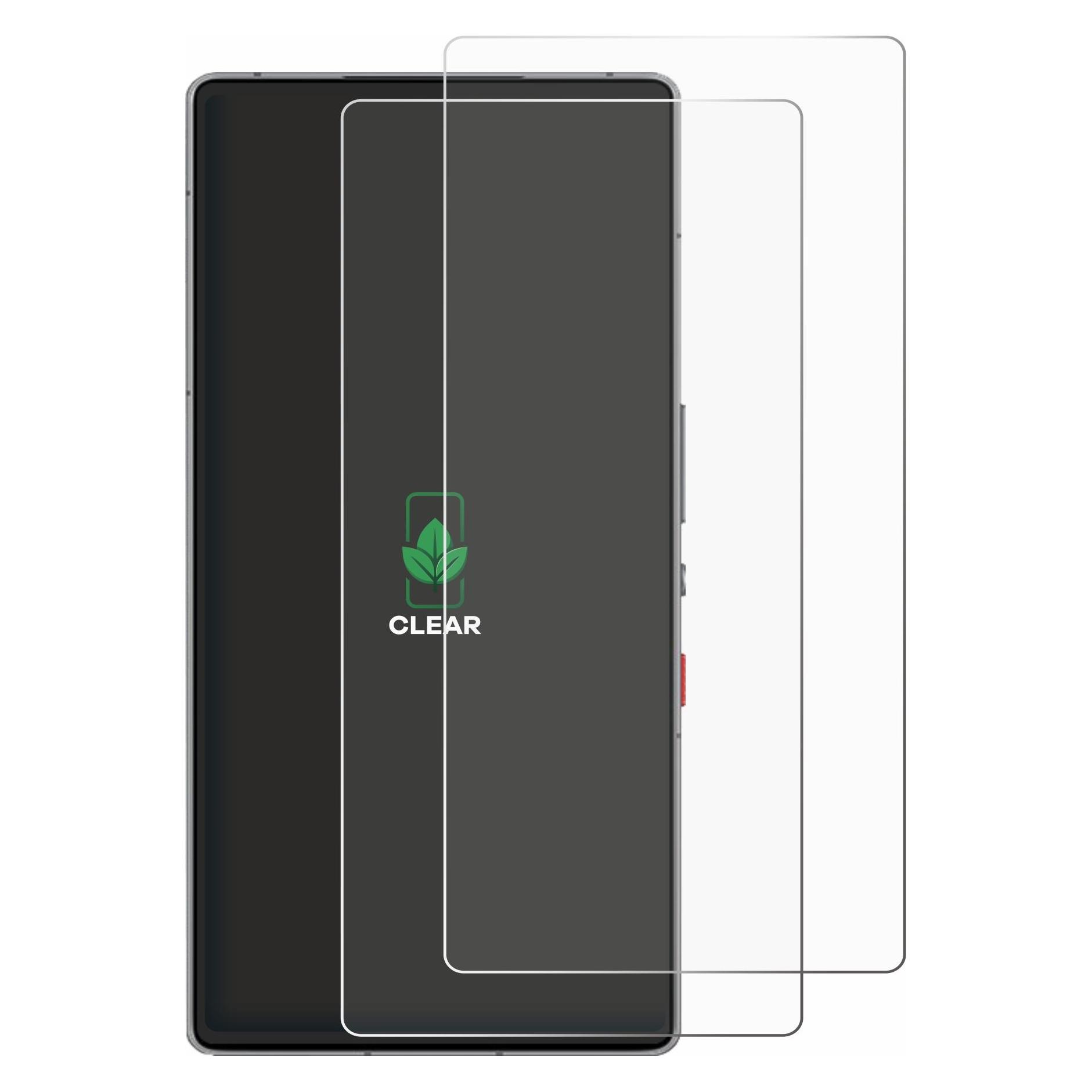 ScreenLeaf Schutzfolie für ZTE Nubia Red Magic 10 Air Displayschutz Display Schutz Folie Klar Transparent (2 Stk., Nubia Red Magic) (6159209)