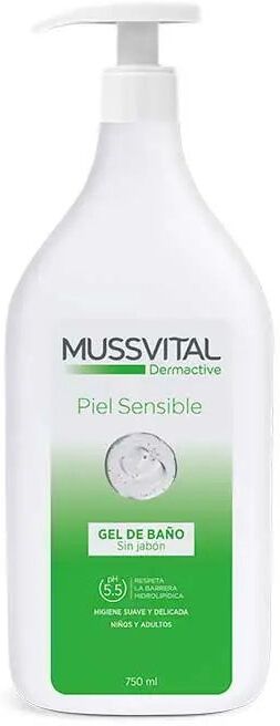 MUSSVITAL Dermactive Gel De Baño Piel Sensible Dosificador