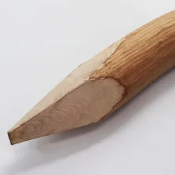 Aquagart 35 Holzpfosten für Staketenzaun 1,05m I Durchmesser 5-6cm I Zaunpfosten aus Haselnuss I Zaun-Pfahl