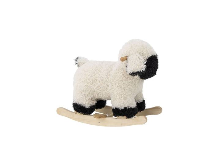 Jouet à bascule en tissu blanc Dolly