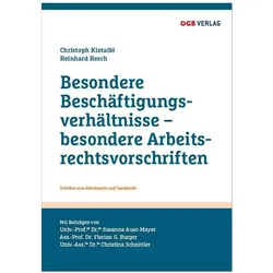 Besondere Beschäftigungsverhältnisse - besondere Arbeitsrechtsvorschriften, Fachbücher von Christoph Kietaibl, Reinhard Resch