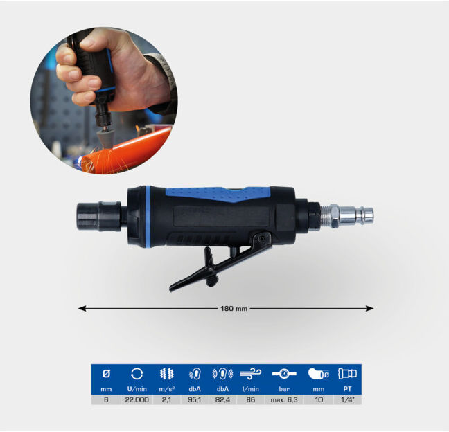 Brilliant Tools Mini meuleuse droite pneumatique (BT160705)