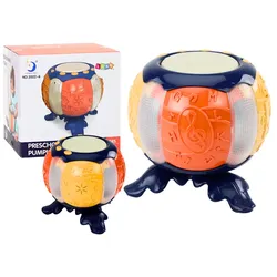 Kürbis pädagogische interaktive Musiklichter klingen orange