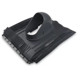 Grundplatte Anthrazit DN 110 flexible Passform für Steildach