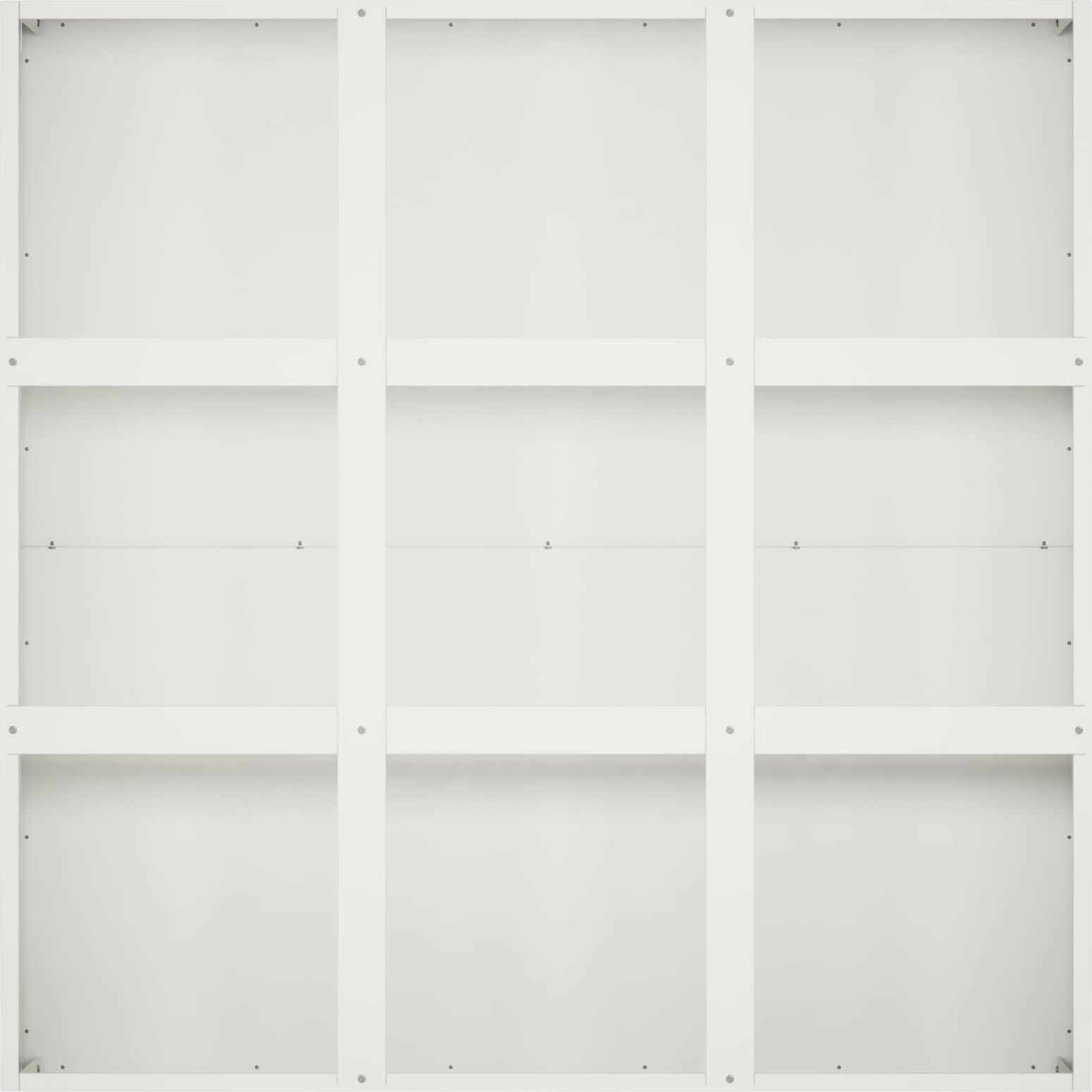 vidaXL Cache-pot de jardin Blanc 100 x 100 x 30 cm
