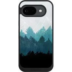 Nivocase Handyhülle für Google Pixel 10a Hülle NIVOpure Case Schwarz Abstrakt Baum Wald (Google Pixel 10a), Smartphone Hülle, Schwarz