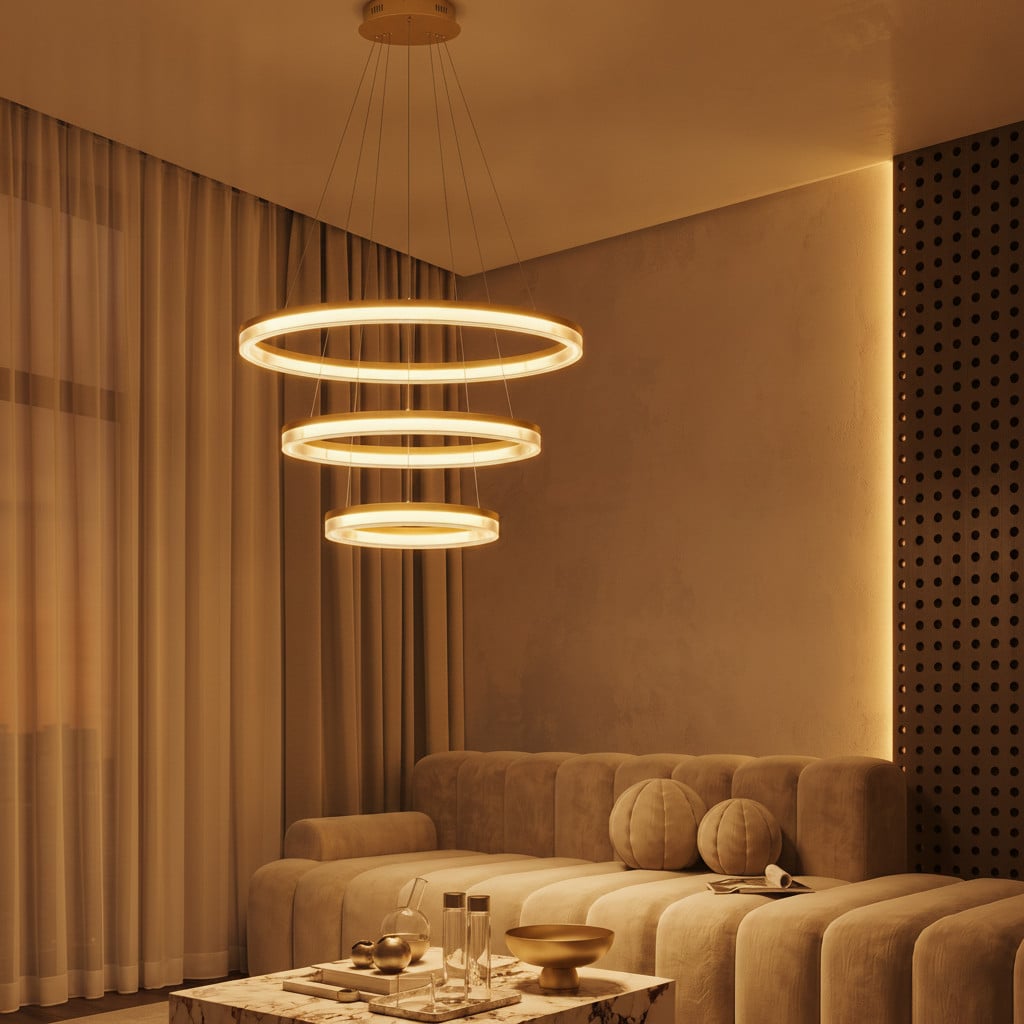 Lyora Gouden hanglamp 3-lichts - Goud/Messing