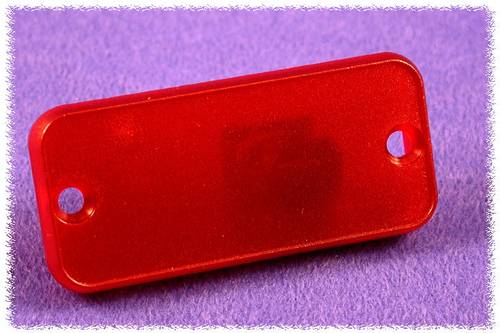 Hammond Electronics 1455RPLTRD 1455RPLTRD Endplatte (L x B x H) 8 x 160 x 30.5mm ABS Rot (transparent) 2St.